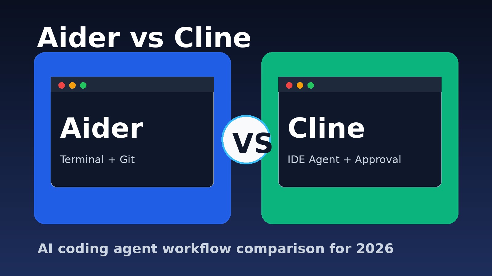 Aider vs Cline: Which AI Coding Agent Fits Your Workflow in 2026?